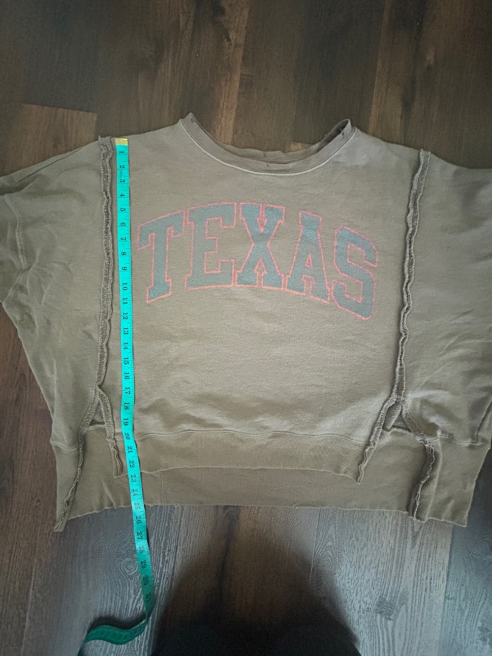 Free People We The Free Camden Texas Oversized Sweatshirt Small - Picture 8 of 8